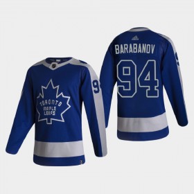 Toronto Maple Leafs Trikot Alexander Barabanov 94 2020-21 Reverse Retro Authentic - Herren